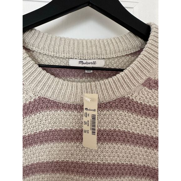 NWT Madewell Striped Pickford Pullover Sweater - Picture 3 of 5